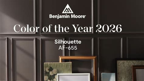 Meet Benjamin Moore Color of the Year 2026: Silhouette AF-655 - IDO