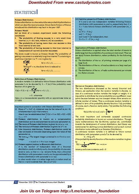 Image result for CA Foundation Stats Notes