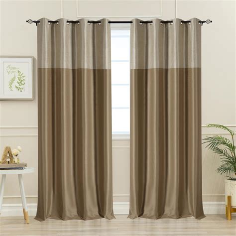 Buy DECO WINDOW Colourblocked Blackout Door Curtain-Set of 2 Pcs. from ...