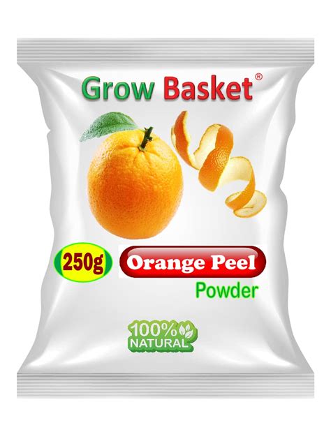 Orange Peel Powder Face Pack - 250g | 100% Natural | Glowing Skin ...