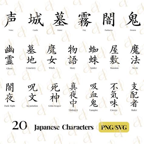 Japanese Symbol For Darkness