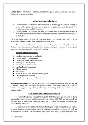 Lec12 Proteins - This is notes of first sem course soil science ...