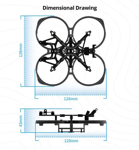 Flywoo FlyLens 85 Frame Kit - Lightweight Cinewhoop Frame for FPV ...