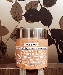 Fabeya Arabica Coffee Body Scrub And Polish, No Paraben, 340 ml ...