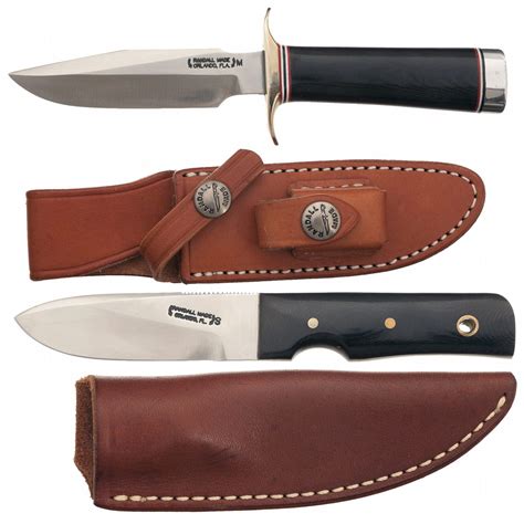 Two Randall Knives with Sheaths