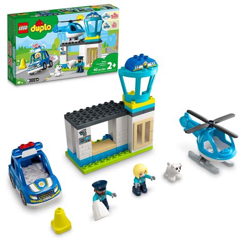 LEGO DUPLO Rescue Police Station with Push & Go Car, India | Ubuy