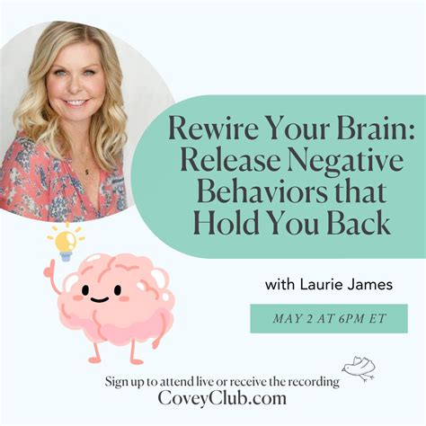 Rewire your brain today with Laurie James! At 6pm ET. Click post to ...