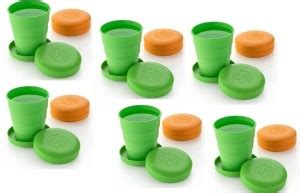 Kewin (Pack of 12) FOLDING GLASS SET OF 12 PIECE STYLISH DRINK Glass ...