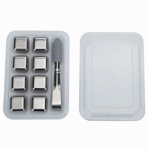 Buy Ice wine stone Whiskey Stone Stainless Steel Ice Cubes Ice Wine ...