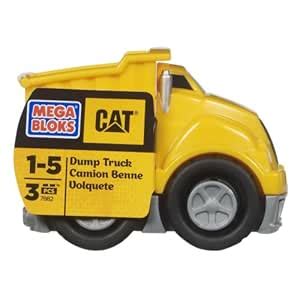 Mega Bloks Cat TNT Tray Dump Truck, Multi Color : Amazon.in: Toys & Games