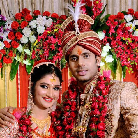 Indian cricketer Manoj Tiwary tied the knot on Thursday with his ...