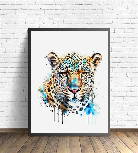 Leopard Art Print Poster