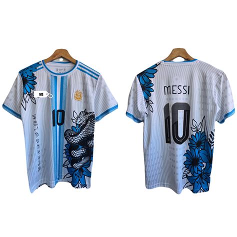 Argentina dragon edition jersey messi embroidery - P654 ms retro store ...