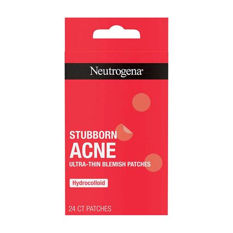 Buy Neutrogena Stubborn Acne Patches, Facial Patches for Blemishes, 24 ...