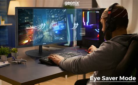 GEONIX PC Monitor (49.53 cm/19.5 Inch) | Display Output-VGA & HDMI ...