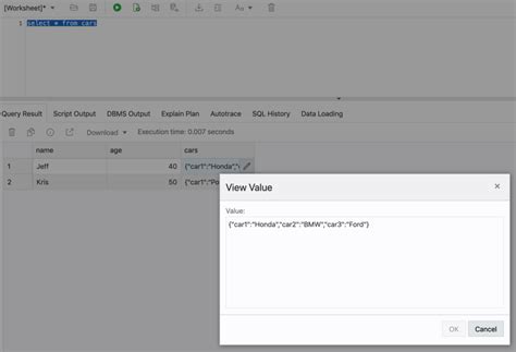 Image result for How to Query JSON in Oracle SQL