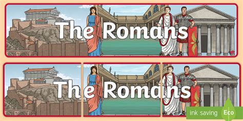 The Romans Display Banner | Twinkl History