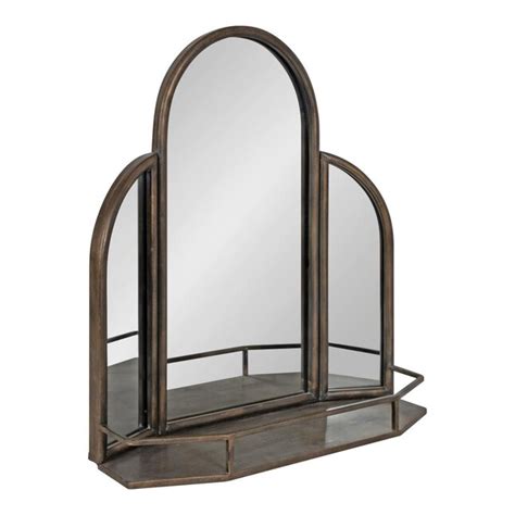 Kate and Laurel Garcelle 22-in W x 23.5-in H Arch Bronze Framed Wall ...