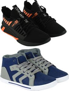 Abisto Birde Trendy Sport Shoes Pack Of 2 Running Shoes For Men - Buy ...