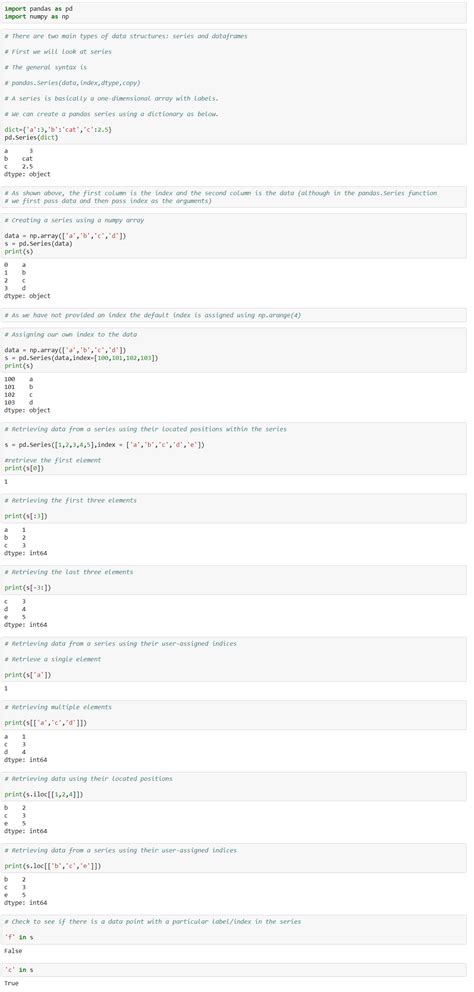 Write a Program to Create Panda Series 的图像结果