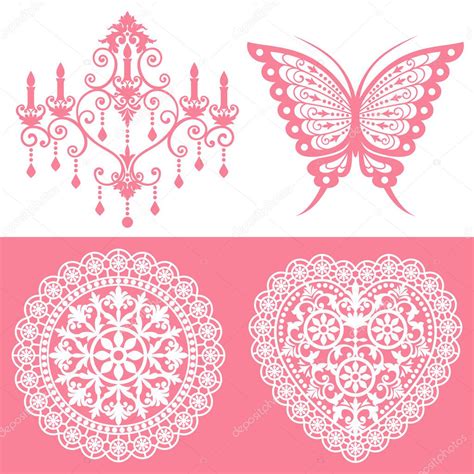 Lace ornaments set — Stock Vector © lalan33 #3975117