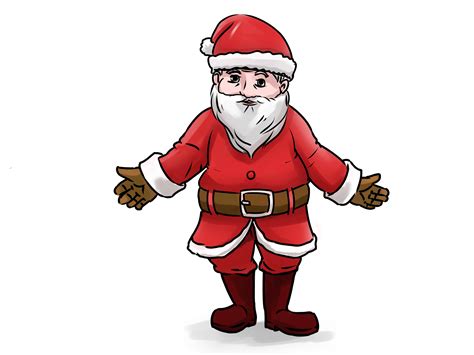 How to Draw Santa Claus: 14 Steps - wikiHow