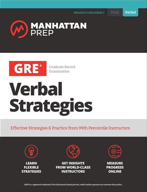 Buy GRE Verbal Strategies: Effective Strategies & Practice from 99th ...