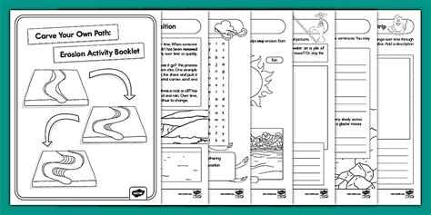 Carve Your Own Path: Erosion Activity Booklet for K-2nd