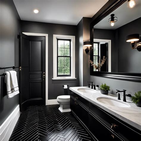 20 Elegant Dark Floor Bathroom Ideas: Designs and Trends for a Stunning ...