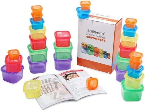 Amazon.com: BHYTAKI Portion Control Containers, Double Set (14 Pieces ...