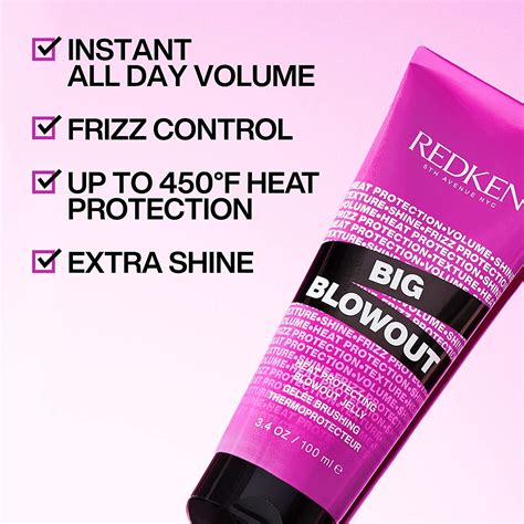 Redken - Big Blowout | Blowout cream, Redken, Purple shampoo and ...