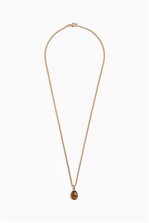 Pendant necklace - Gold-coloured - Men | H&M IN