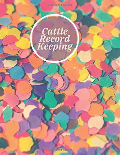 Buy Cattle Record Keeping: Calving Record Book, Cattle Journal Tracker ...