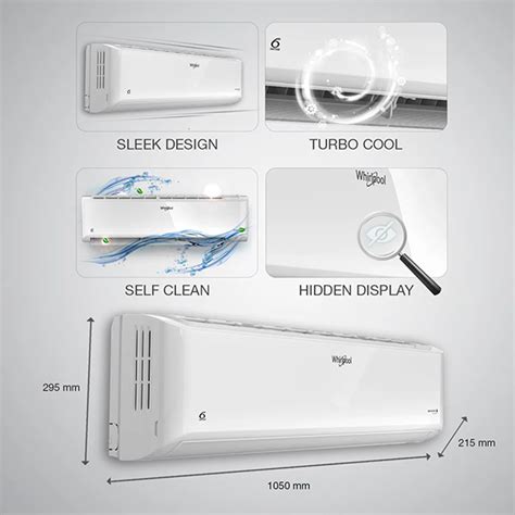 Buy Whirlpool 1.5 Ton 3 Star EXP S3J3AJO 3D Cool Inverter Split AC ...