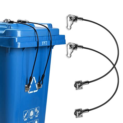 Buy tofeer Wheelie Bin Stopper, Bear Proof Wheelie Bin Lock Wire Rope ...