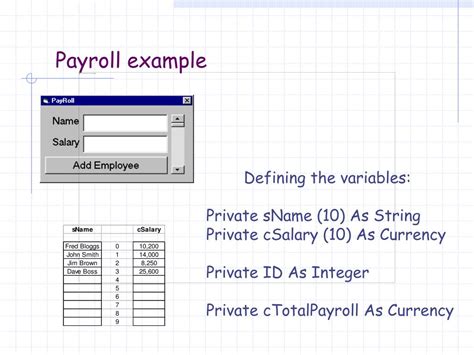 Image result for Visual Basic Point Arrays