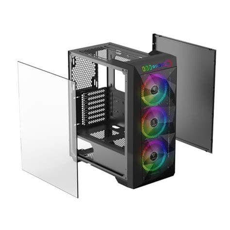 Gamdias Athena M1 ARGB | ATX - Mid Tower Cabinet (Black)