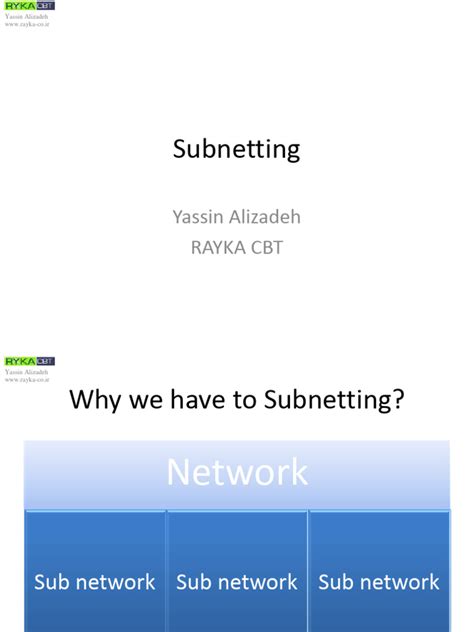 Image result for Subnetting Tutorial PDF
