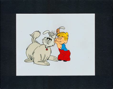 GREAT DENNIS THE MENACE DOG RUFF ORIGINAL HAND PAINTED ANIMATION ...