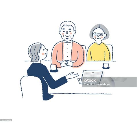 説明する　老夫婦　イラスト に対する画像結果