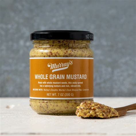 Murray’s Whole Grain Mustard - a tangy, zesty mustard | Murray's Cheese
