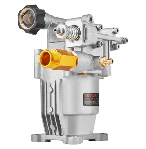 Pressure Washer Pump, 3/4" Shaft Horizontal, 3400 PSI, 2.5 GPM ...