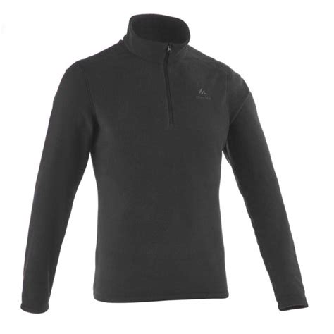 Quechua Men’s Fleece MH100 - Black (2XL) : Amazon.in: Clothing ...