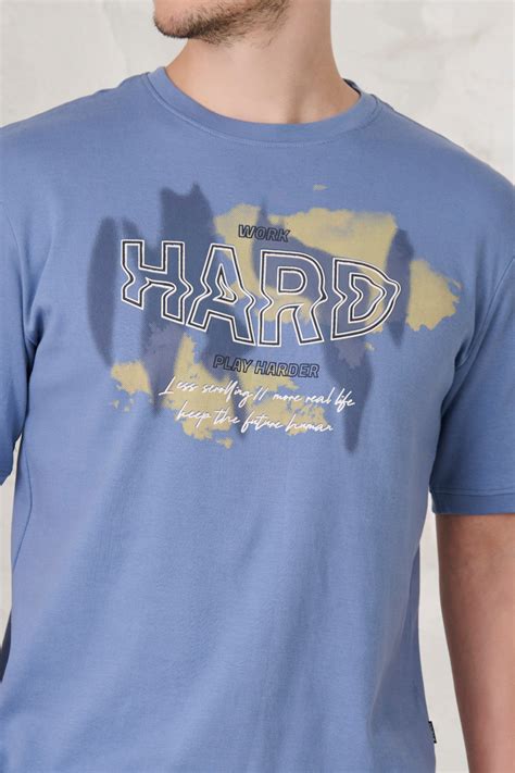 Play Harder Graphics Oversized T-Shirt - Cool Gray