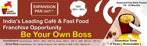 Lassi Wallah (Cafe & Fast Food Franchise Opportunity)
