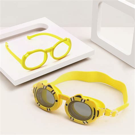 Yellow Fish Dual Glass Frame Sun protection & Swimming Goggles for Kids ...