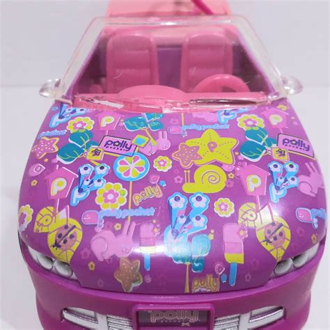 Polly Pocket 2008 Pink Convertible Car Toy | eBay