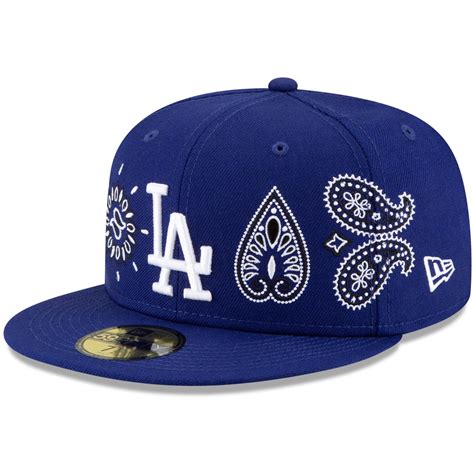 Buy Men's New Era Royal Los Angeles Dodgers Paisley Elements 59FIFTY ...