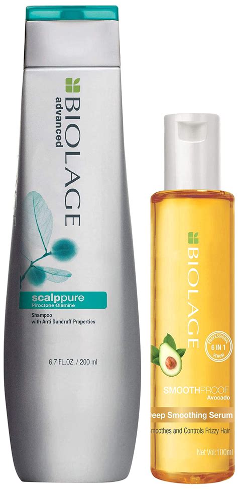 BIOLAGE Scalppure Shampoo | For Dandruff Control & Biolage Smoothproof ...