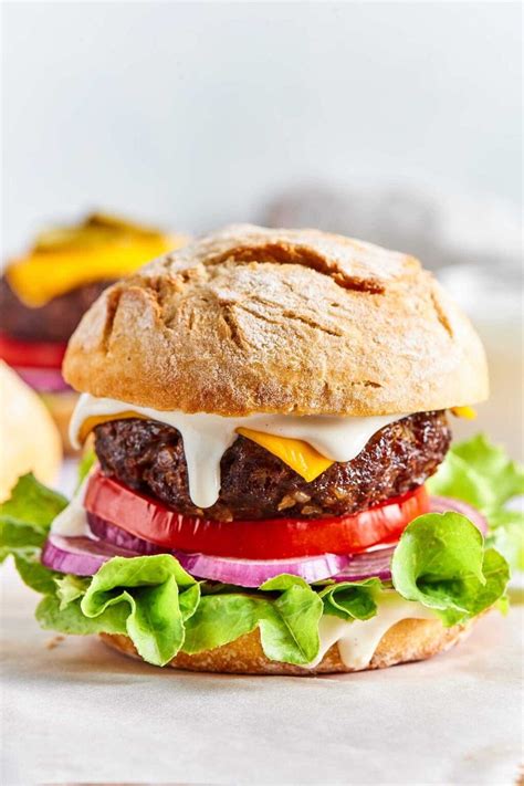 Air Fryer Hamburgers {Extra Juicy and Tender}
